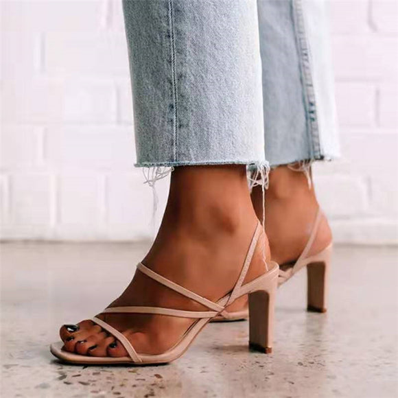 Sandalias de Tacón Alto para Mujer Talla Grande