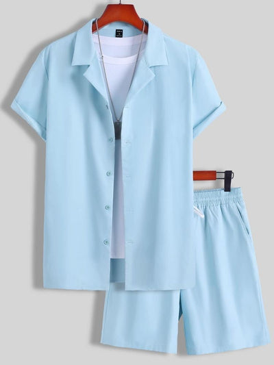 Traje Deportivo Manga Corta Cuello Cubano para Hombre - Image 22