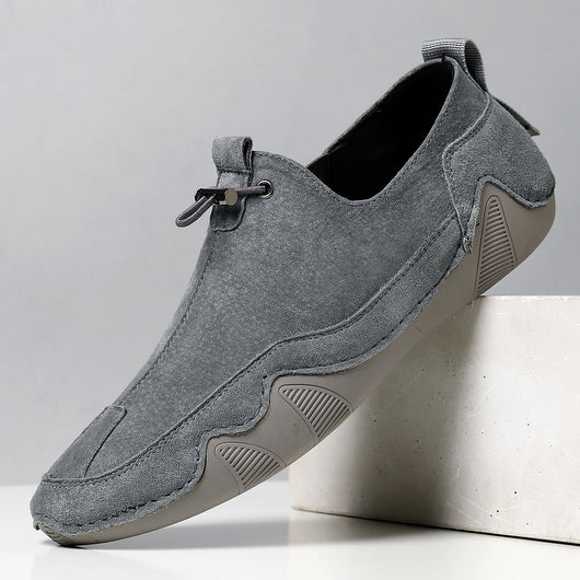 Zapatos Casuales de Cuero para Hombre - Transpirables y sin Cordones - Image 3