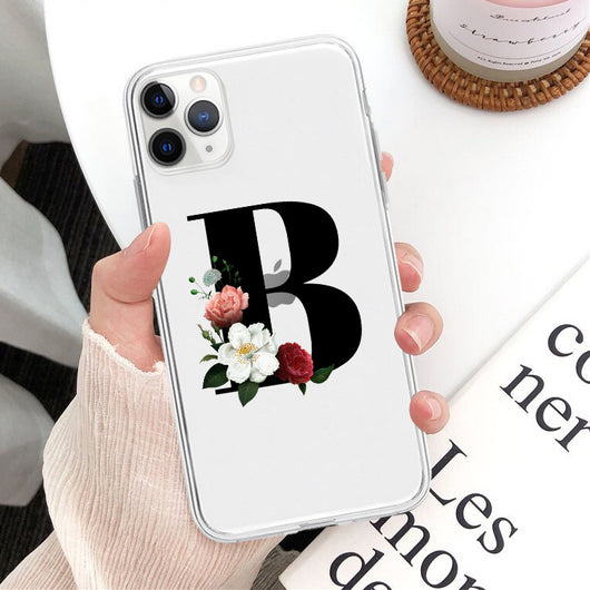 Funda de celular con alfabeto floral - Image 16