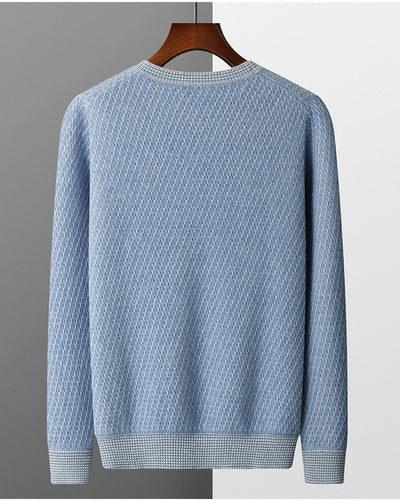 Suéter Ejecutivo de Cuello Redondo para Otoño e Invierno - Image 13