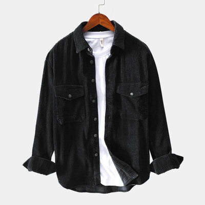 Camisa de Pana para Hombre de Manga Larga - Image 3