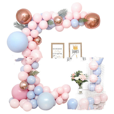 Guirnalda de Globos Macarrón Oro Rosado con Confeti para Bodas y Fiestas - Image 4