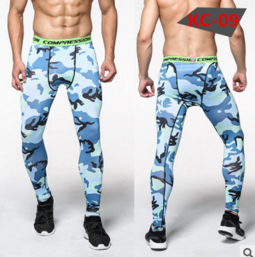 Pantalones de Compresión Camuflaje para Hombre - Leggings Deportivos Ajustados - Image 14
