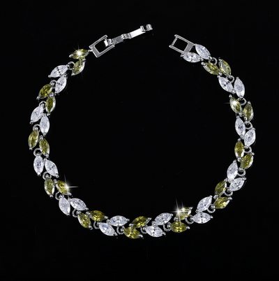Pulsera de Moda Coreana con Hojas de Circón AAA - Image 6