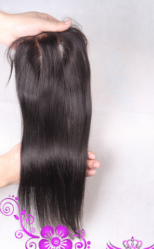 Extensiones de Cabello Natural Liso con Cierre - Accesorios Premium para Pelucas