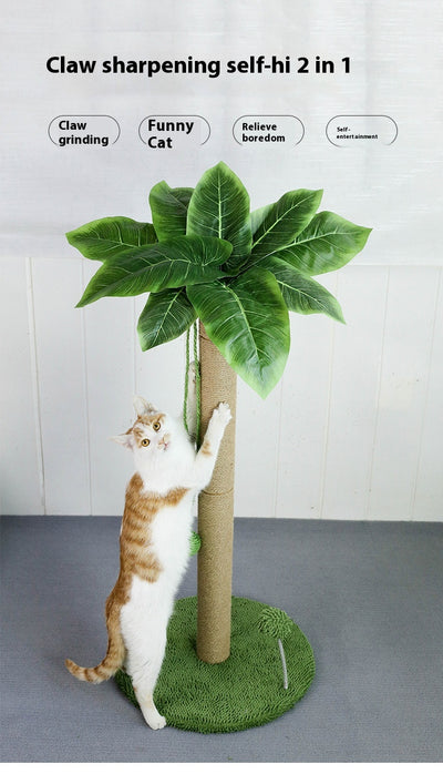Rascador Doble con Bolas Colgantes para Gatos - Tabla de Sisal - Image 16