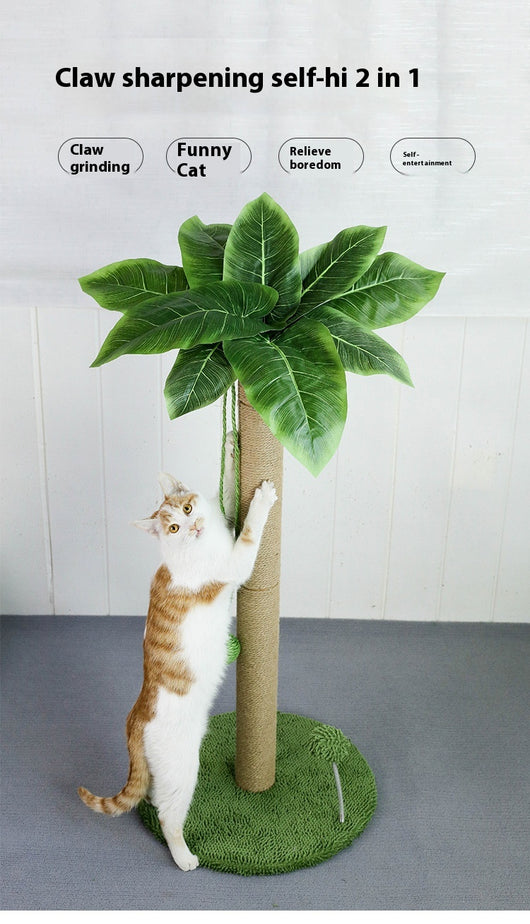 Rascador Doble con Bolas Colgantes para Gatos - Tabla de Sisal - Image 16
