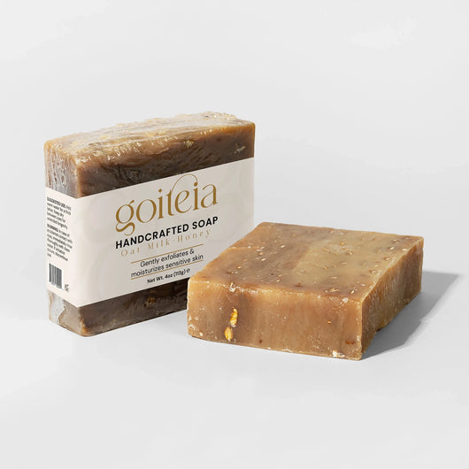 Goiteia Oat Milk Honey Soap 4 oz (113g) - Tekeno