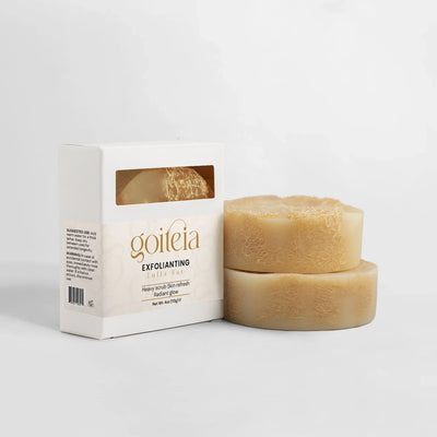 Goiteia Exfoliating Luffa Bar 4 oz (113g) - Tekeno