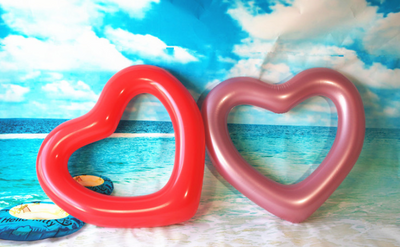 Flotador Corazón Gigante 120cm - Colchoneta Inflable de Piscina Premium - Image 8