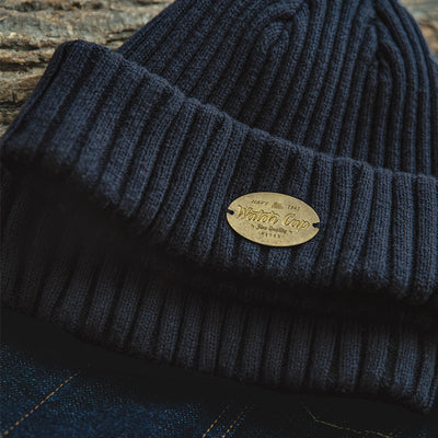 Gorro Tejido Retro de Lana con Pelaje de Melón - Calidez Vintage - Image 4