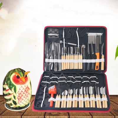 Set de Herramientas para Tallado de Frutas y Verduras - Cuchillo Profesional y Cucharas para Platos Fríos - Image 3