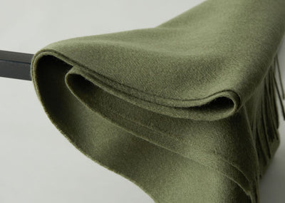 Bufanda de Cachemira Cálida en Colores Lisos para Mujer - Image 16