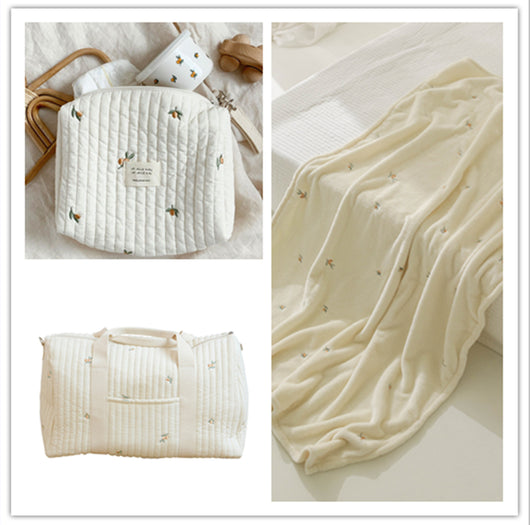 Bolsa Organizadora para Carrito de Bebé Chrysanthemum Cotton - Image 17
