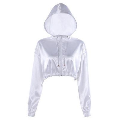 Sudadera Corta con Capucha y Manga Larga - Image 9