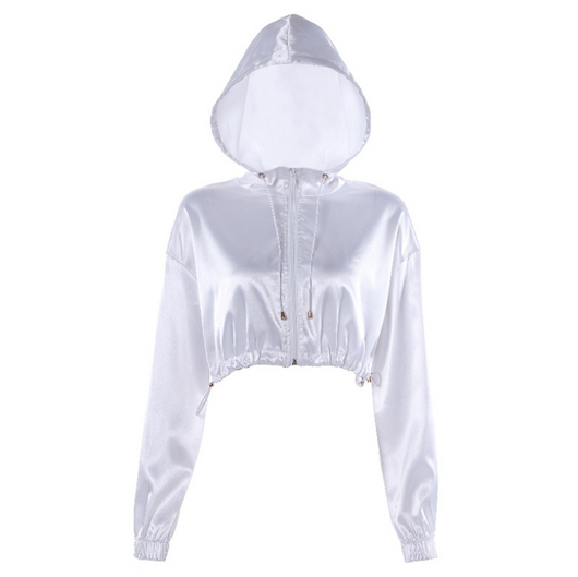 Sudadera Corta con Capucha y Manga Larga - Image 9