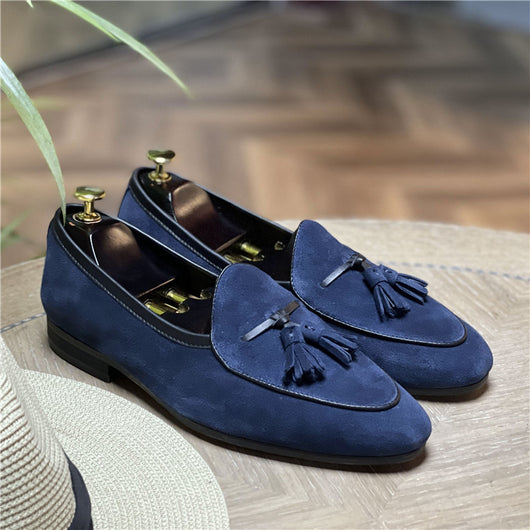 Zapatos Tipo Bota Retro Británico con Gorro para Hombre