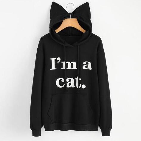 Sudadera con Bolsillo Frontal y Gráfico