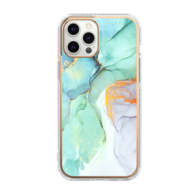 Funda Transparente para Celular con Patrón Mármol Mosaico y Flores - Image 14