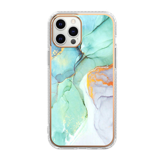 Funda Transparente para Celular con Patrón Mármol Mosaico y Flores - Image 14