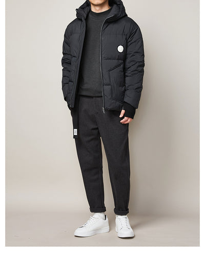 Parka Impermeable Ligera con Capucha para Hombre - Abrigo Térmico Invierno - Image 4