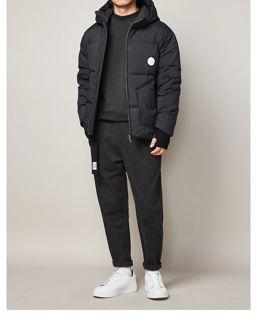 Parka Impermeable Ligera con Capucha para Hombre - Abrigo Térmico Invierno - Image 4