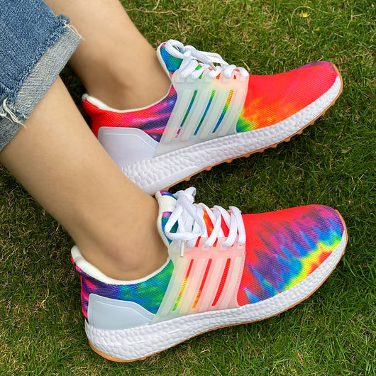Zapatillas Deportivas Mujer Talla Grande con Suela Gruesa y Diseño Graffiti - Image 4