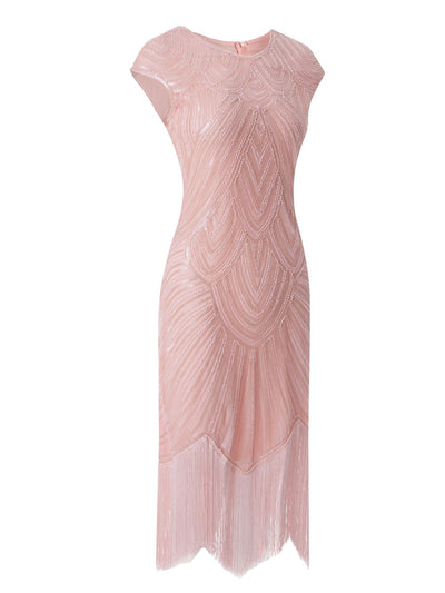 Vestido de Lentejuelas con Flecos y Trenzas - Image 29