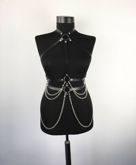 Cadena de Cinturón de Cuero para Disfraces y Accesorios - Image 3