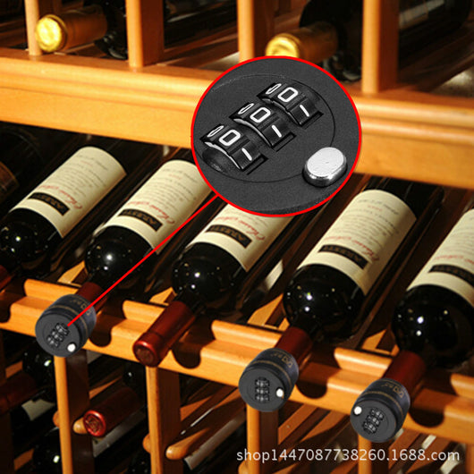 Candado de Contraseña de Tres Dígitos para Botellas de Vino - Image 5
