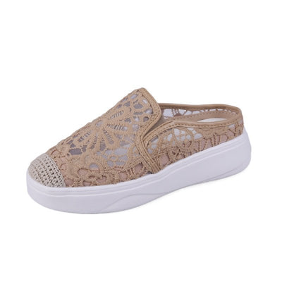 Zapatos de Moda Cómodos con Punta Redonda y Tejido Transpirable - Image 3