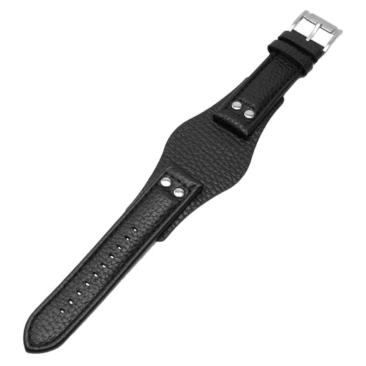 Correa de Reloj Vintage Cuero Suave Naranja
