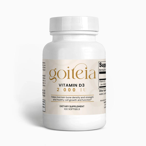 Goiteia Vitamin D3 2,000 IU 100 softgels - Tekeno