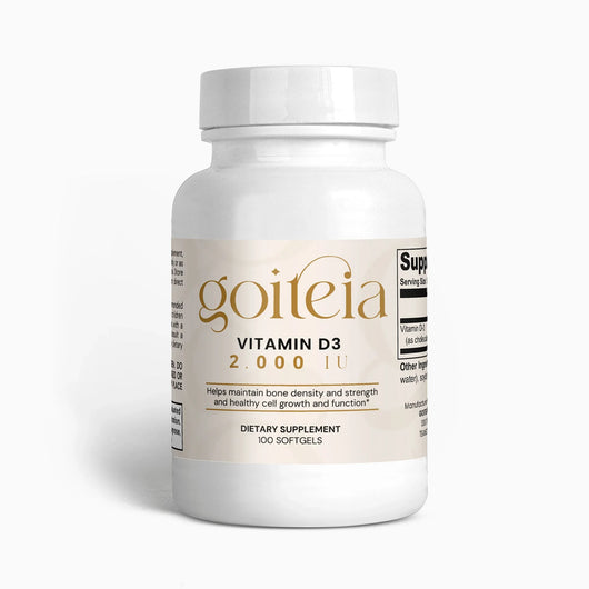 Goiteia Vitamin D3 2,000 IU 100 softgels - Tekeno