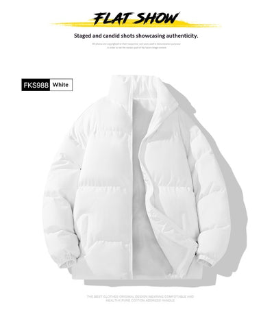Chaqueta Acolchada de Algodón para Hombre Talla Grande - Image 13