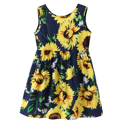 Vestido para Niñas con Estampado de Girasoles - Image 5
