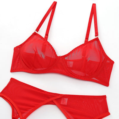 Conjunto de Lencería Sexy con Cinturón de Ligas de Tres Piezas - Image 19