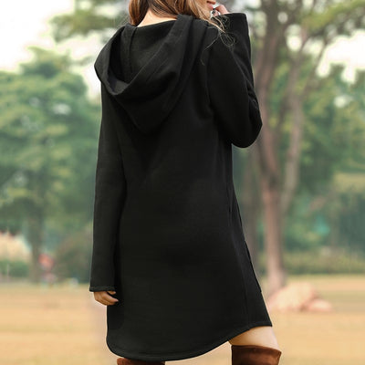 Vestido Sudadera con Capucha y Bolsillos - Image 6