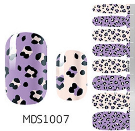 Parches de Uñas Decoradas Listos para Aplicar