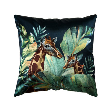 Funda de Cojín con Estampado de Pájaros de Selva Tropical y Hojas Verdes Moderno - Image 21