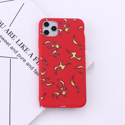 Funda Protectora Multicolor con Efecto Llama Compatible con Apple - Image 11