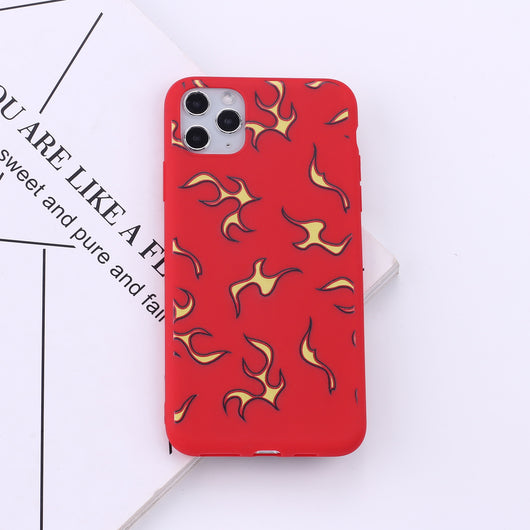 Funda Protectora Multicolor con Efecto Llama Compatible con Apple - Image 11