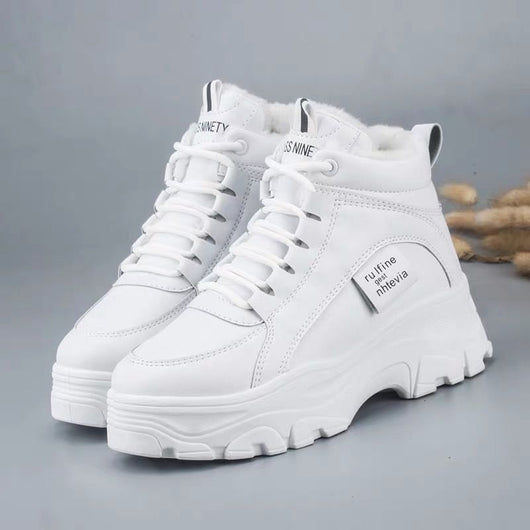 Zapatillas Deportivas Plus Mujer con Algodón Grueso y Terciopelo - Image 5