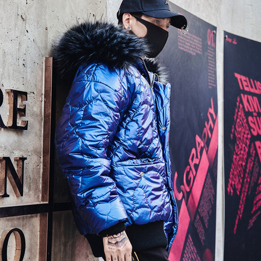 Chamarra de Algodón Suelta Cálida para Invierno Hombre - Image 4