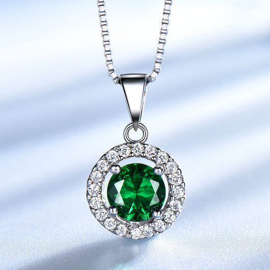 Aretes y Colgantes de Esmeralda en Plata 925 - Juego de Dos Piezas - Image 2