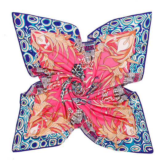 Pañuelo Cuadrado de Algodón Twill para Mujer - Image 2