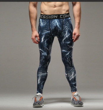 Pantalones de Compresión Camuflaje para Hombre - Leggings Deportivos Ajustados - Image 2
