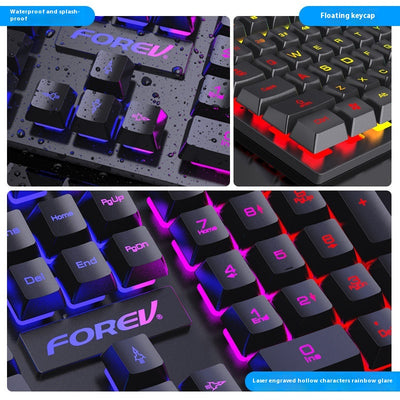 Teclado Iluminado con Cable para Computadora de Escritorio y Portátil - Image 4