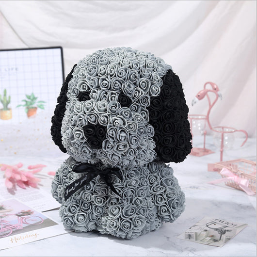 Jabón Floral Rosa Pug San Valentín - Osito Perro Aromático Decorativo - Image 8